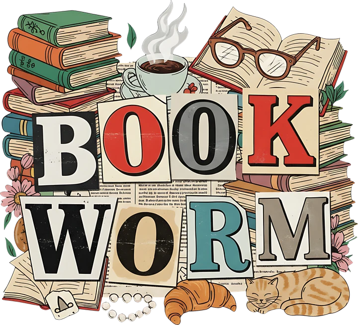 Bookworm Reading Nook DTF Transfer