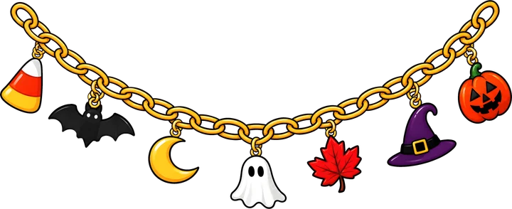 Halloween Charm Bracelet DTF Transfer