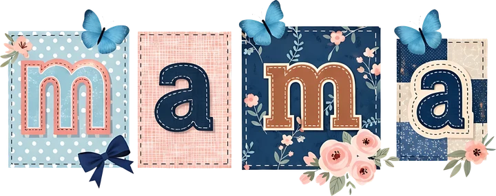 Mama Letters DTF Transfer