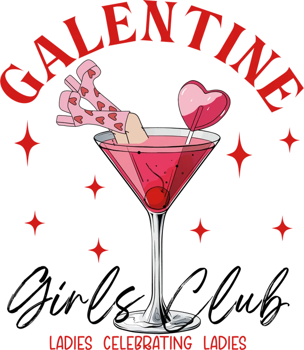 Galentine's Girls Club DTF Transfer