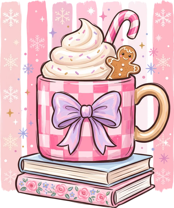 Cozy Winter Hot Chocolate DTF Transfer