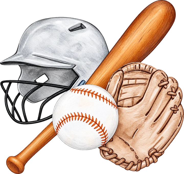 Baseball Gear DTF Transfer