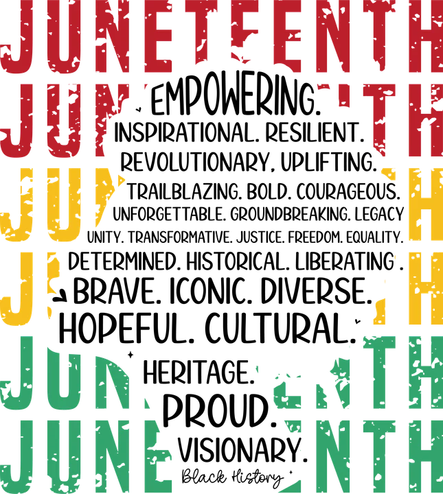 Juneteenth Empowerment DTF Transfer