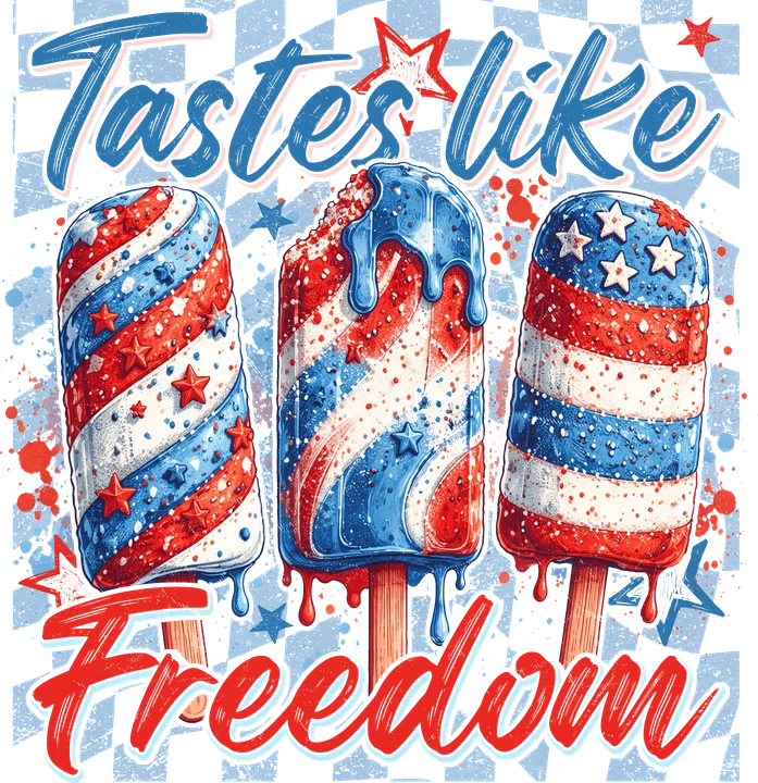 Patriotic Popsicles DTF Transfer