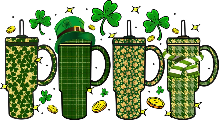 St. Patrick's Day Mug Designs DTF Transfer