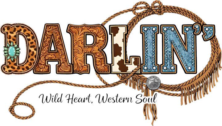 Darlin' na may Temang Cowboy — DTF Transfer