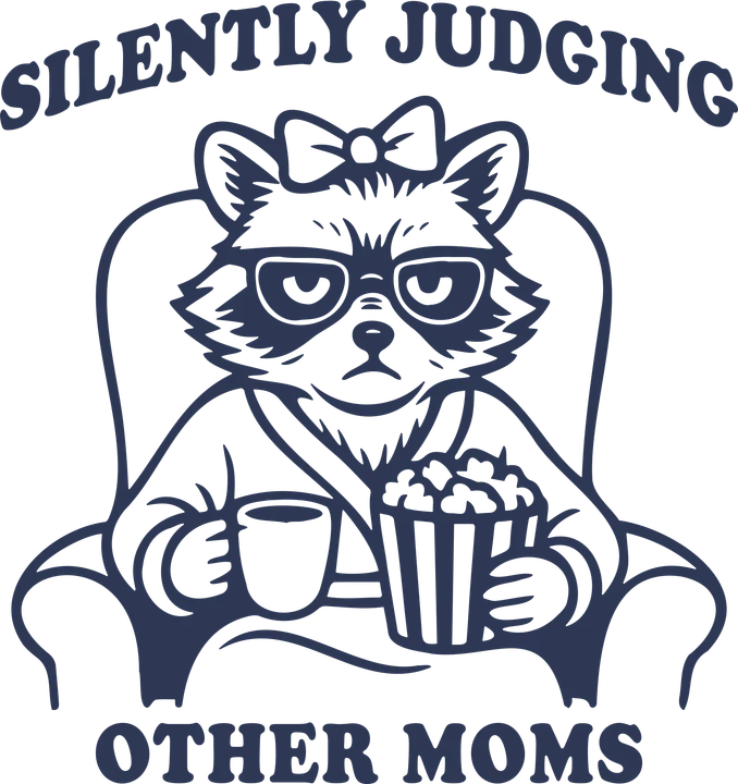 Raccoon Judge DTF Transfer