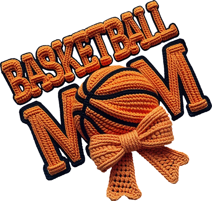 Basketball Mom Crochet DTF Transfer