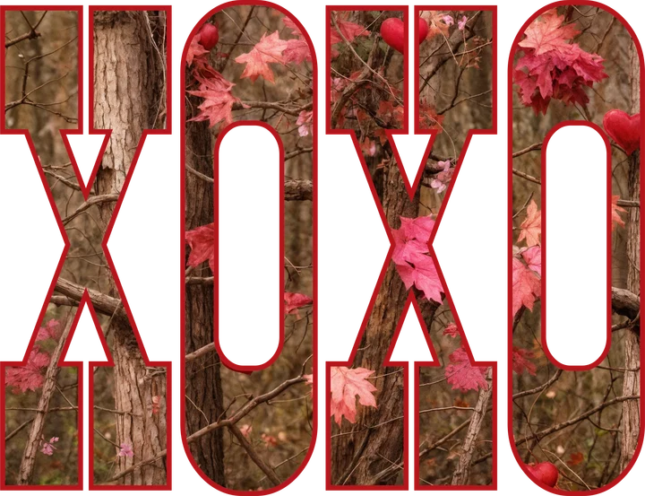 Autumn Forest XOXO DTF Transfer