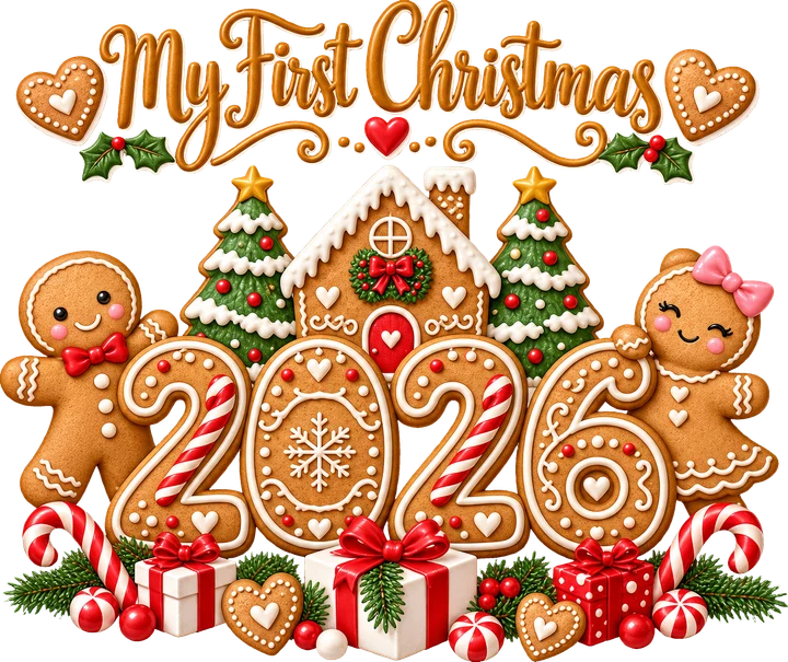 Mi primera Navidad 2026 — Transfer DTF