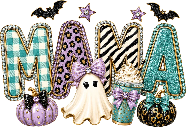 Halloween "MAMA" — Hình in chuyển nhiệt DTF
