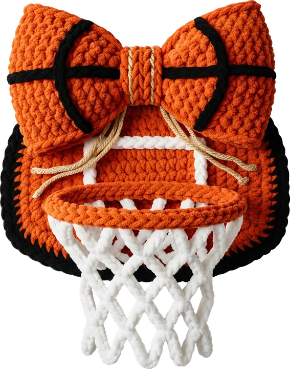 Basketball Bow and Hoop DTF Transfer