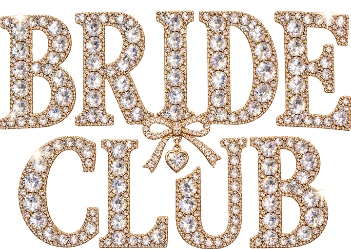 Bride Club Glitter DTF Transfer