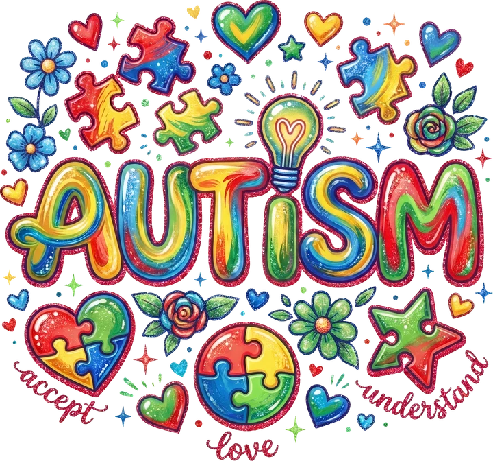 Autism Awareness DTF Transfer