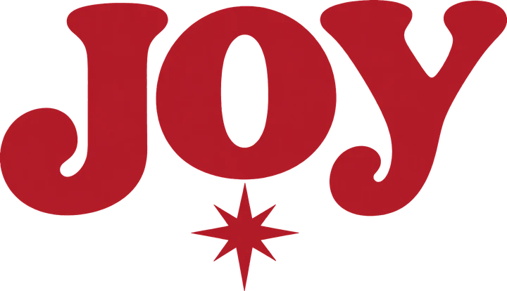 "JOY" con estrella — Transfer DTF