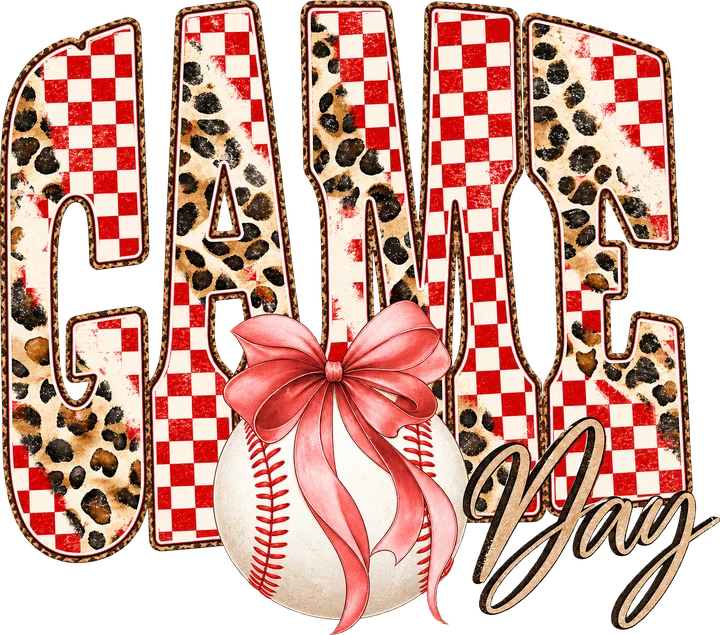 Game Day Baseball DTF Transfer
