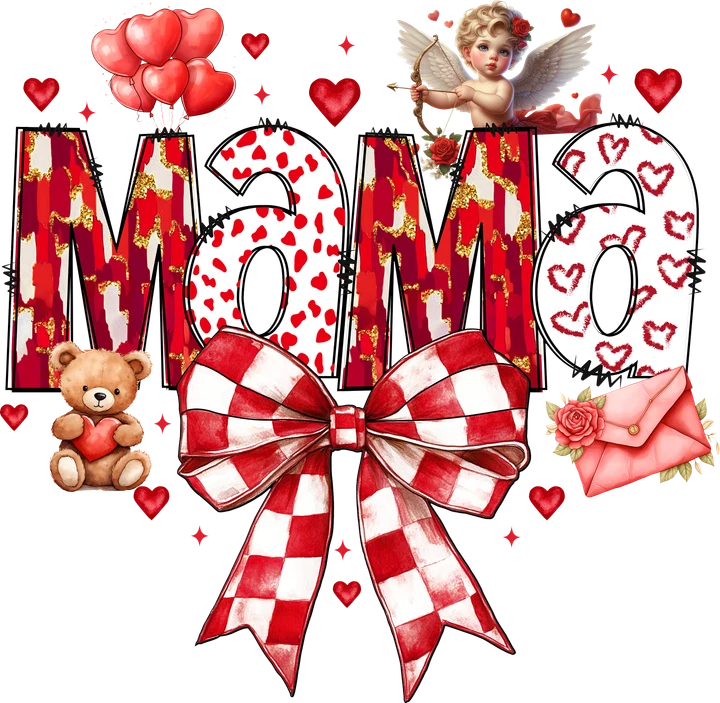 Mama Valentine's Day DTF Transfer