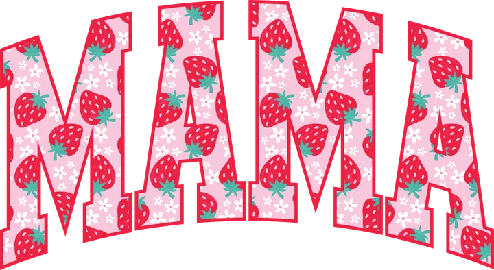 Strawberry Mama DTF Transfer