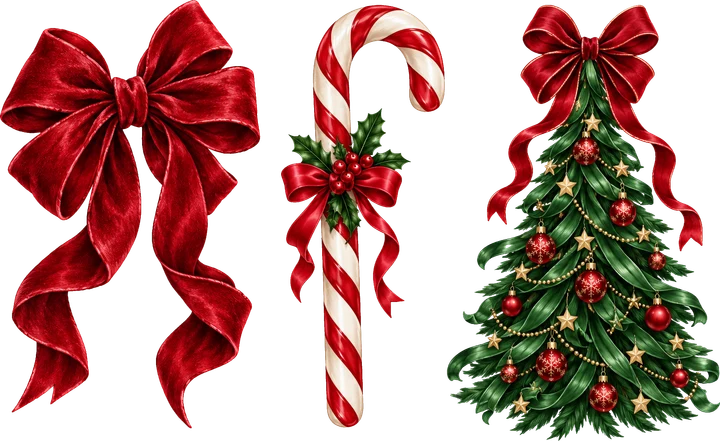 Classic Christmas Icons DTF Transfer