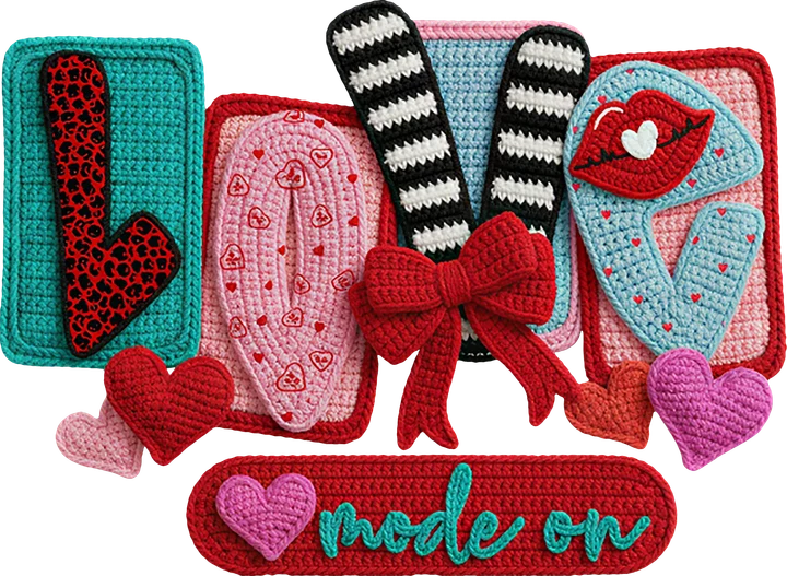 "LOVE" "mode on" — DTF Transfer