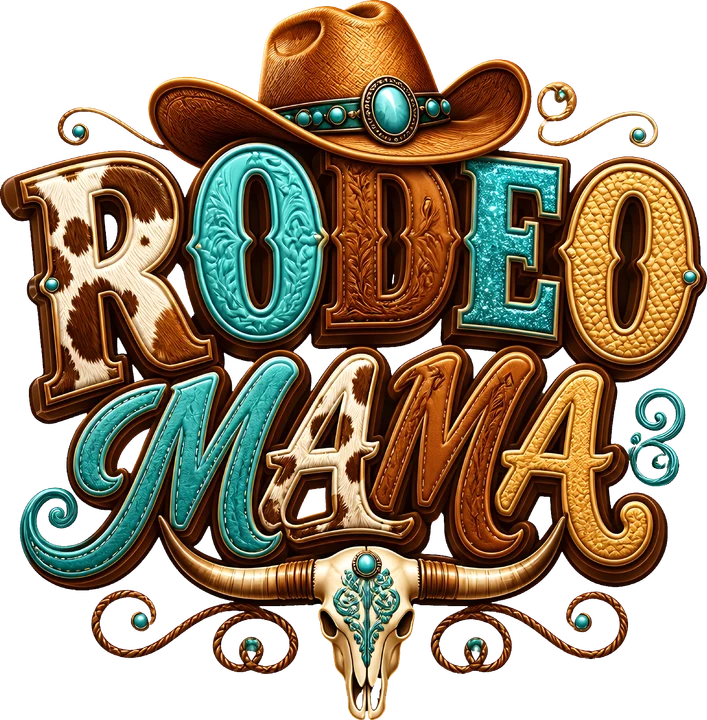Rodeo Mama, Estilo Kanluranin — DTF Transfer