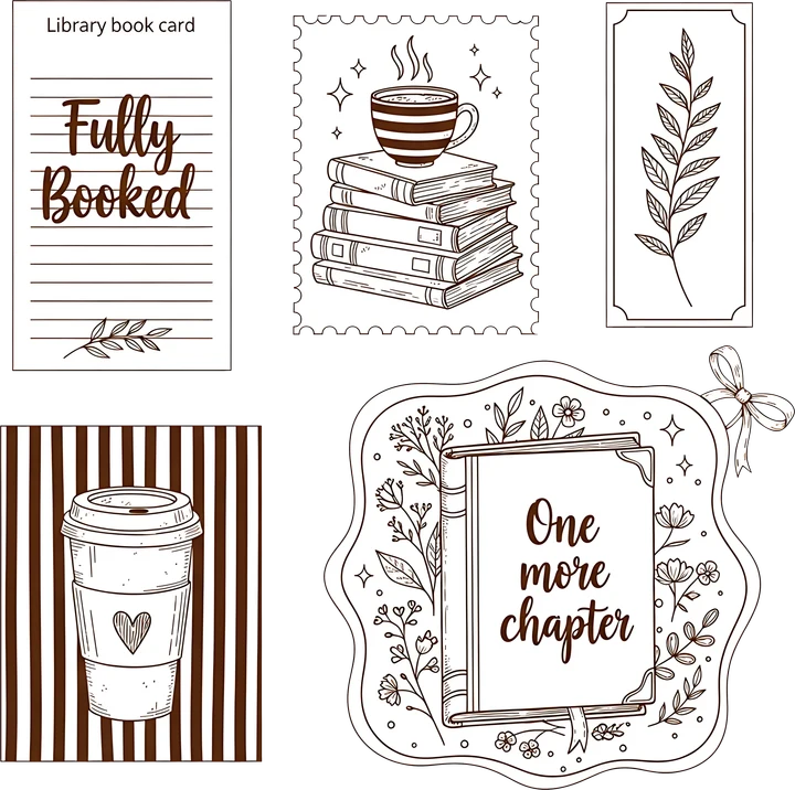 Book Lover's Library DTF Transfer