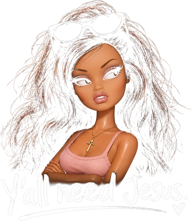 Y'all Need Jesus DTF Transfer