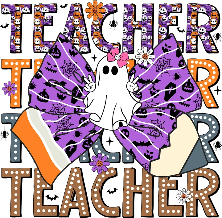Halloween Teacher DTF Transfer