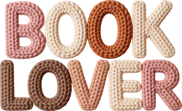 Crochet-Style Book Lover DTF Transfer