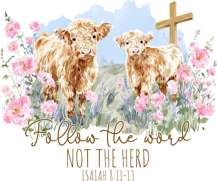Follow the Word Not the Herd DTF Transfer