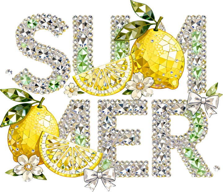 Summer Citrus Gems DTF Transfer