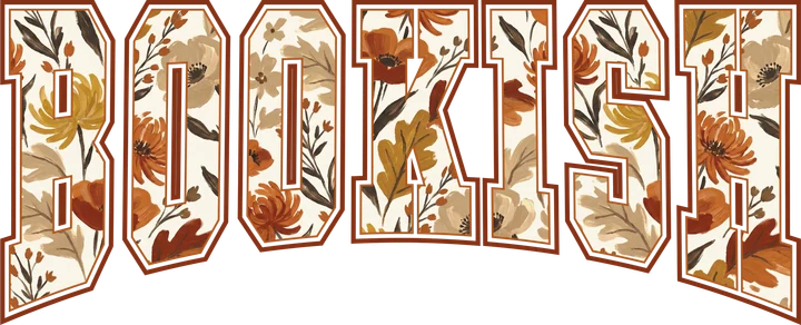 Bookish Floral Lettering DTF Transfer