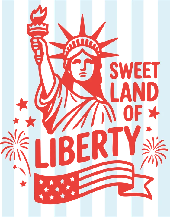 Liberty Statue DTF Transfer