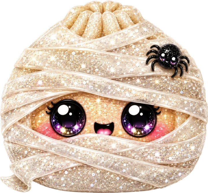 Glitter Mummy Dumpling DTF Transfer