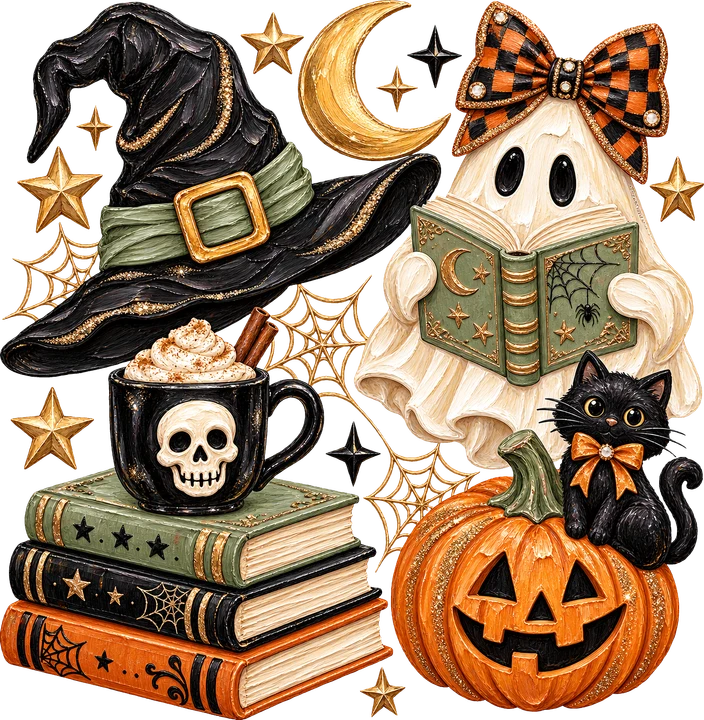 Witch's Brew and Ghost Reader DTF Transfer