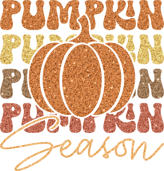 Paillettes "PUMPKIN" "Season" — Transfert DTF