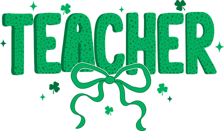 "TEACHER" - Fête de la Saint-Patrick — Transfert DTF