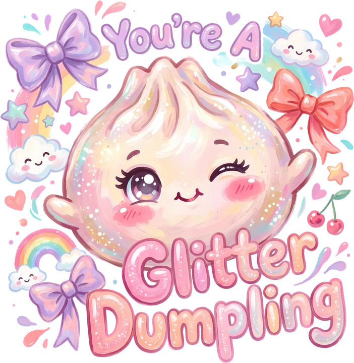 You're A Glitter Dumpling DTF Transfer
