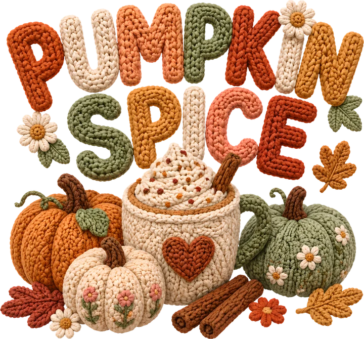 Ganchillo "PUMPKIN SPICE" — Transfer DTF