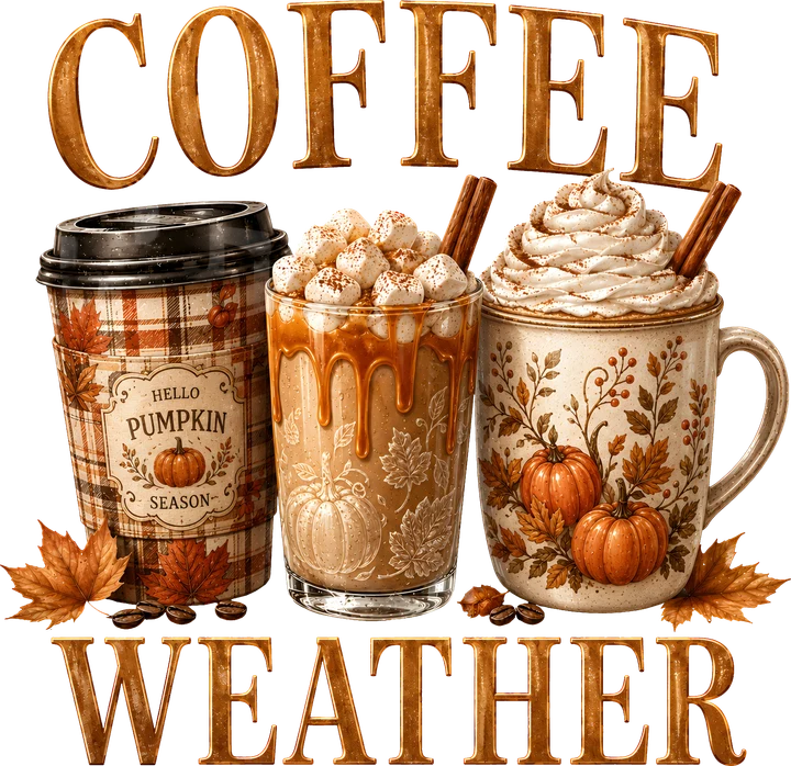 Coffee Weather DTF Transfer