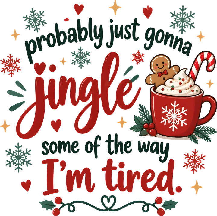 "Jingle" (puede interpretarse como "campanitas" o "sonido alegre") durante parte del camino — Transfer DTF