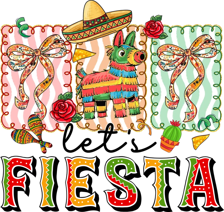 Fiesta Celebration DTF Transfer