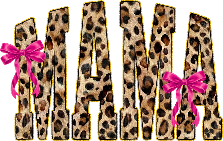 Mama Leopard Print DTF Transfer