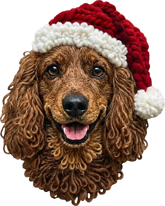 Christmas Dog DTF Transfer