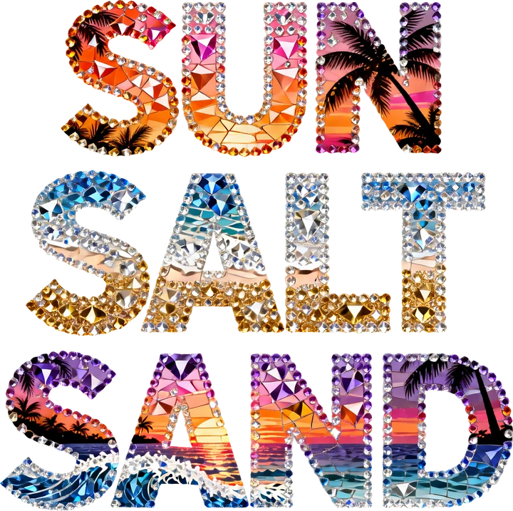 Sun Salt Sand DTF Transfer