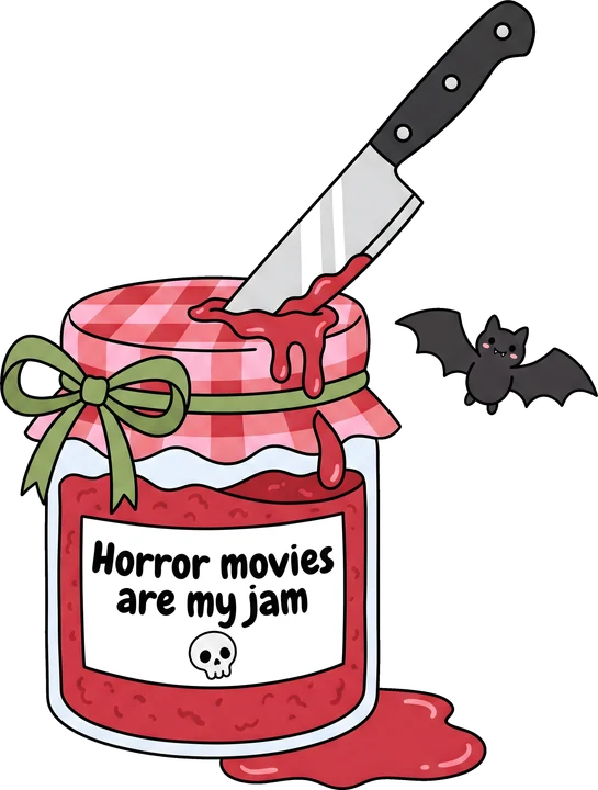 Horror Movies Are My Jam DTF Transfer