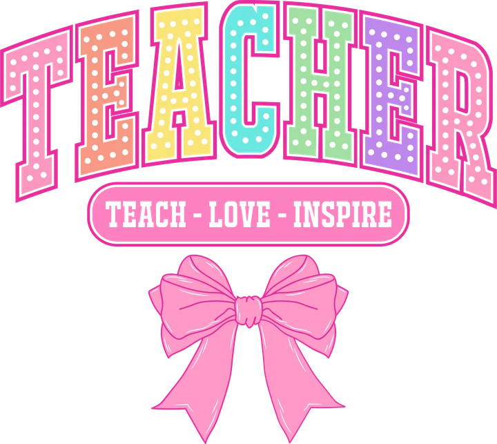"TEACHER" : Devise — Transfert DTF