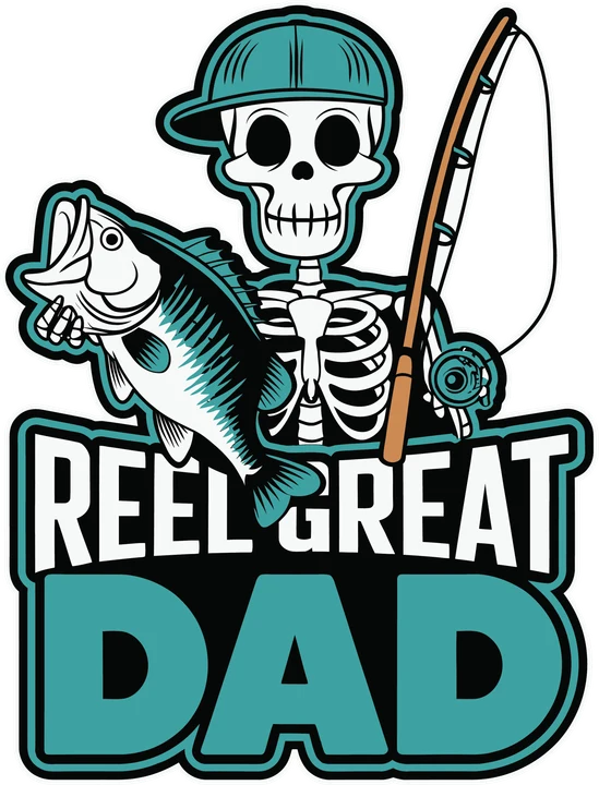 Reel Great Dad DTF Transfer