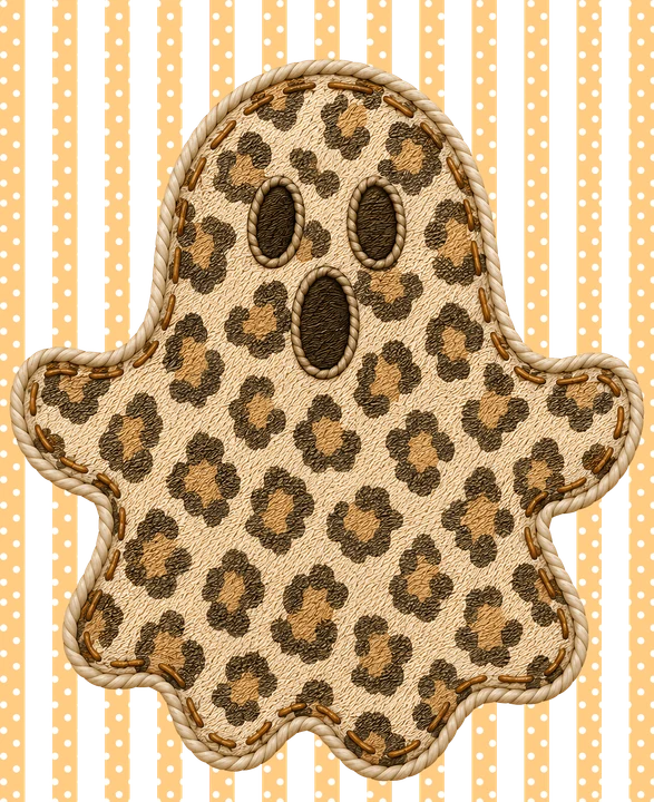 Estampa de leopardo fantasía — Transfer DTF