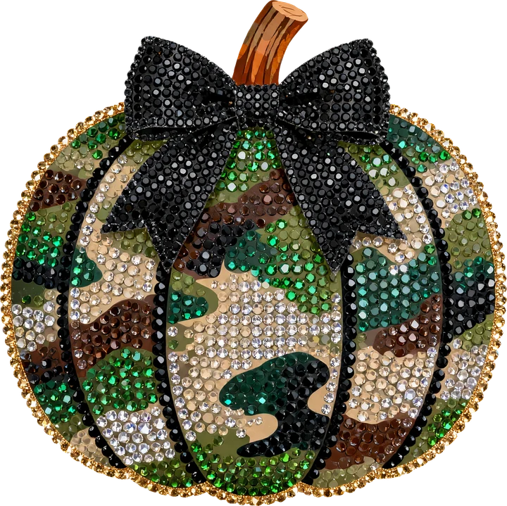 Camouflage Pumpkin DTF Transfer